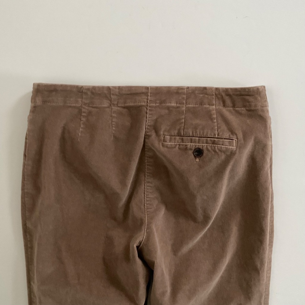 J.Jill Corduroy Pants Sz 4 Brown Straight Leg Stretch Classic Capsule Preppy - Picture 12 of 12